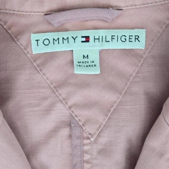 Tommy Hilfiger Pink/Salmon Blazer Jacket Medium - Picture 3 of 4
